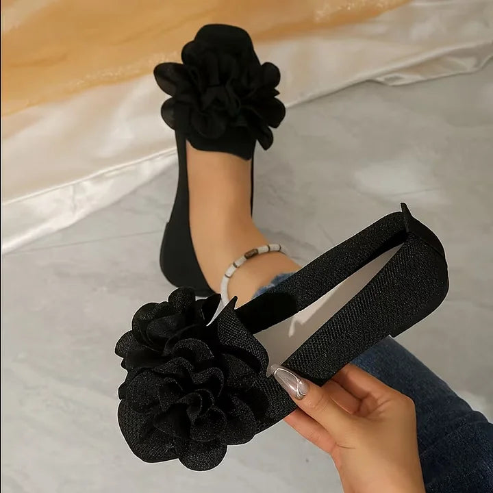 Catriona - Zapatos Planos Mary Jane Con Estampado Floral