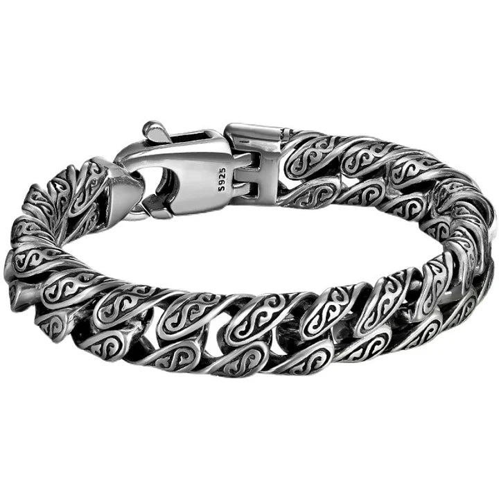MotifLuxe - Pulsera de plata con Cierre Arabesco