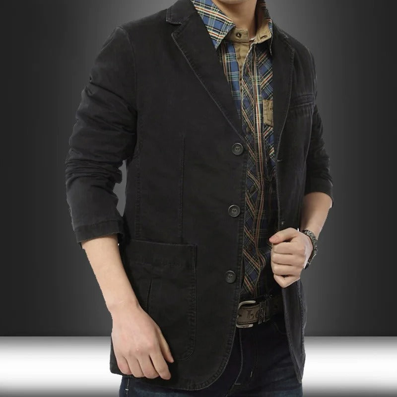 Yoram - Blazer Informal Holgado Estilo Británico