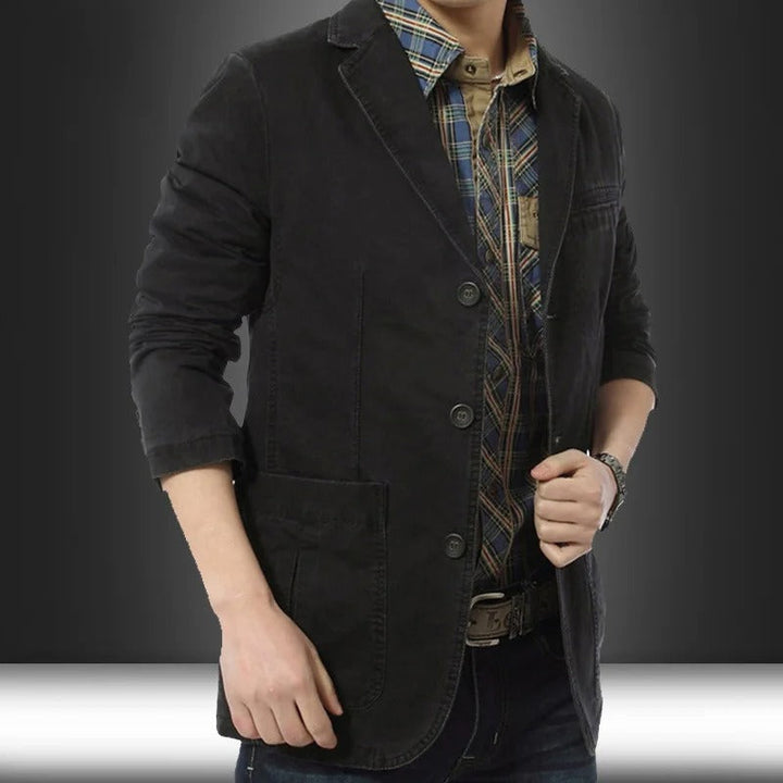 Yoram - Blazer Informal Holgado Estilo Británico