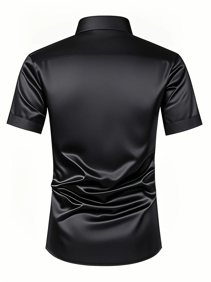 Ezra - Elegante Camisa Entallada Con Botones