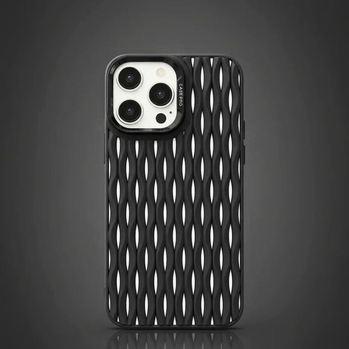 GripGrove - Funda Transpirable De Malla Tejida Para iPhone