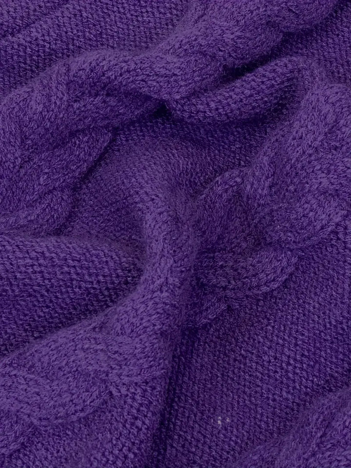 Narda - Cable Grueso De Punto Cuello Alto Vestido