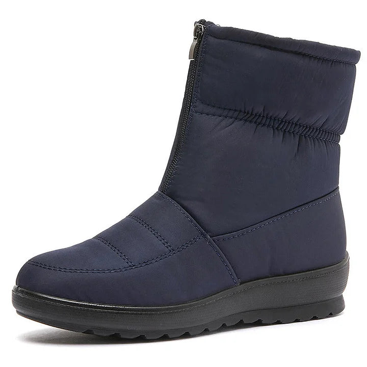 Afonia - Botas De Nieve Resistentes Al Agua Con Cremallera