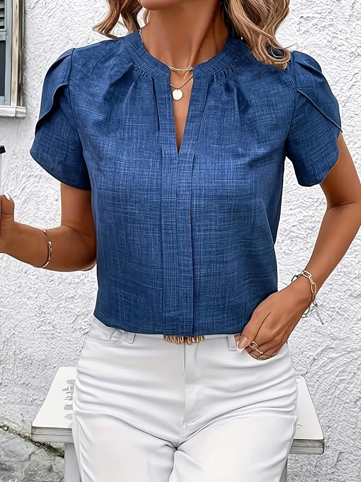 Kacey - Camiseta De Manga Corta Con Cuello en V