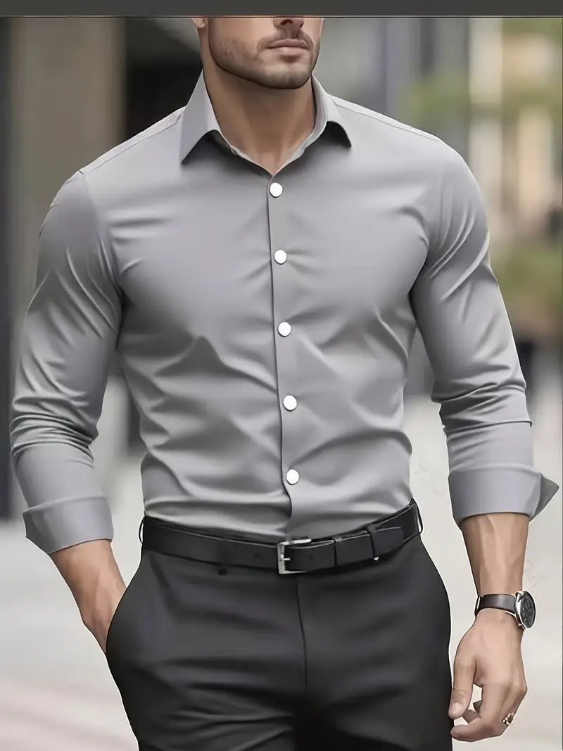 Marlon - Camisa De Manga Larga Transpirable
