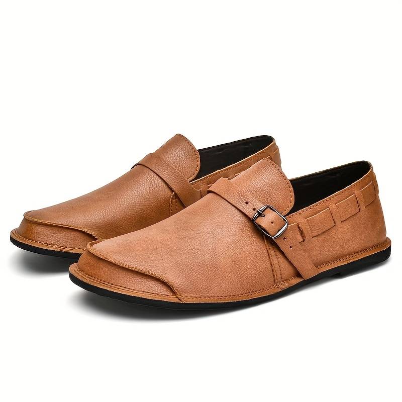 Efraim - Mocasines Cómodos de Estilo Retro Sin Cordones