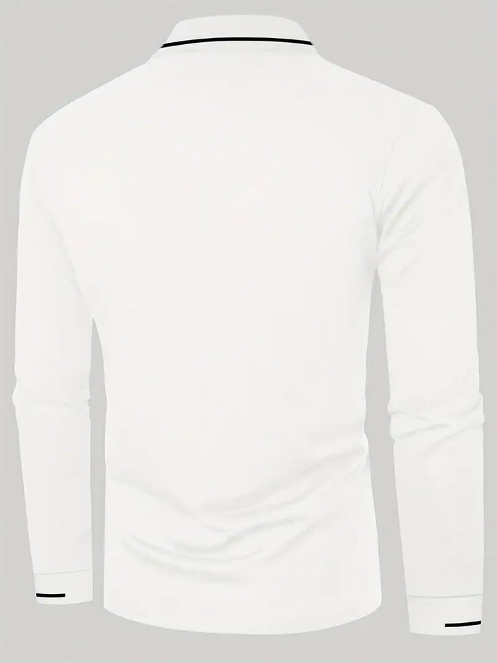 Karunaratne - Elegante Polo De Manga Larga