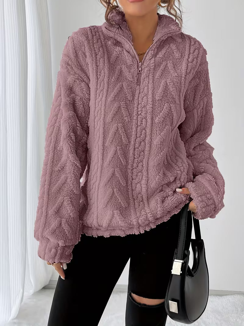 Nessia - Sudadera Versátil De Forro Polar