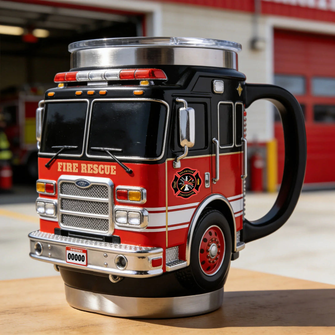RescueBrew - Taza con Forma de Camión de Bomberos