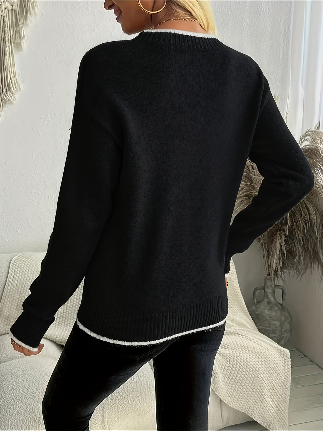 Fedele - Jersey Navideño Con Copos De Nieve