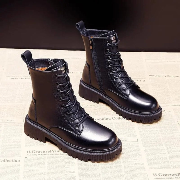 Nikolaus - Botas De Invierno De Piel