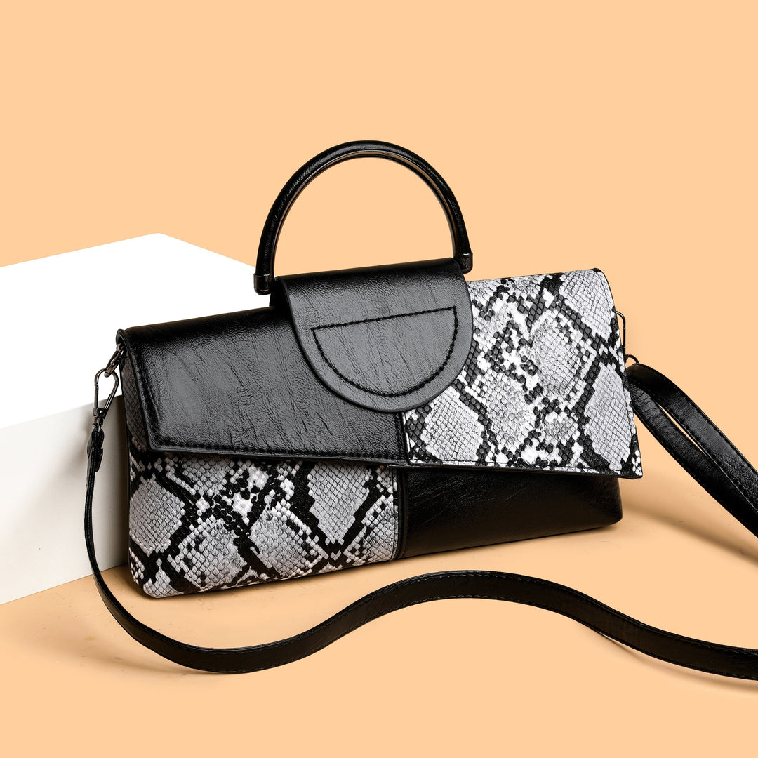 Geetika - Bolso Retro De Cocodrilo Con Cremallera
