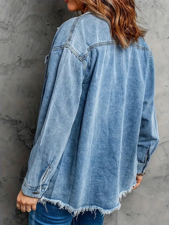 Malika - Chaqueta Vaquera De Manga Larga