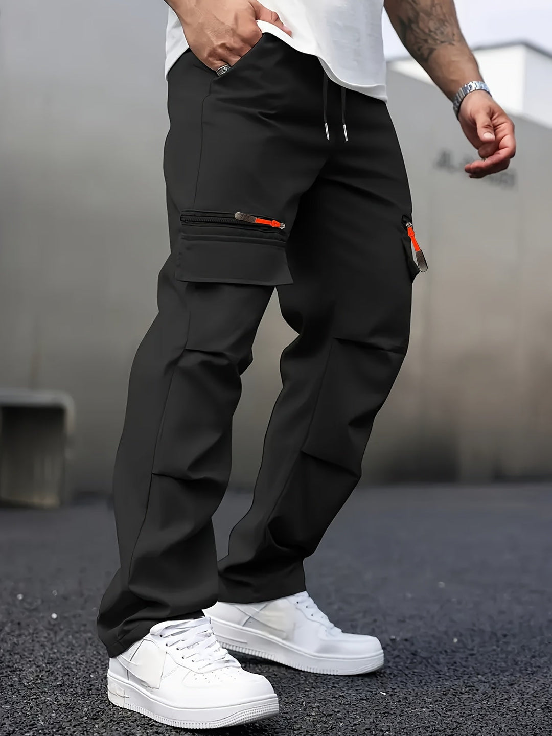 Mihai - Pantalones Cargo Informales Con Múltiples Bolsillos