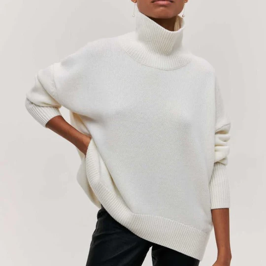 Kinvara - Jersey Oversize De Algodón Con Cuello Vuelto