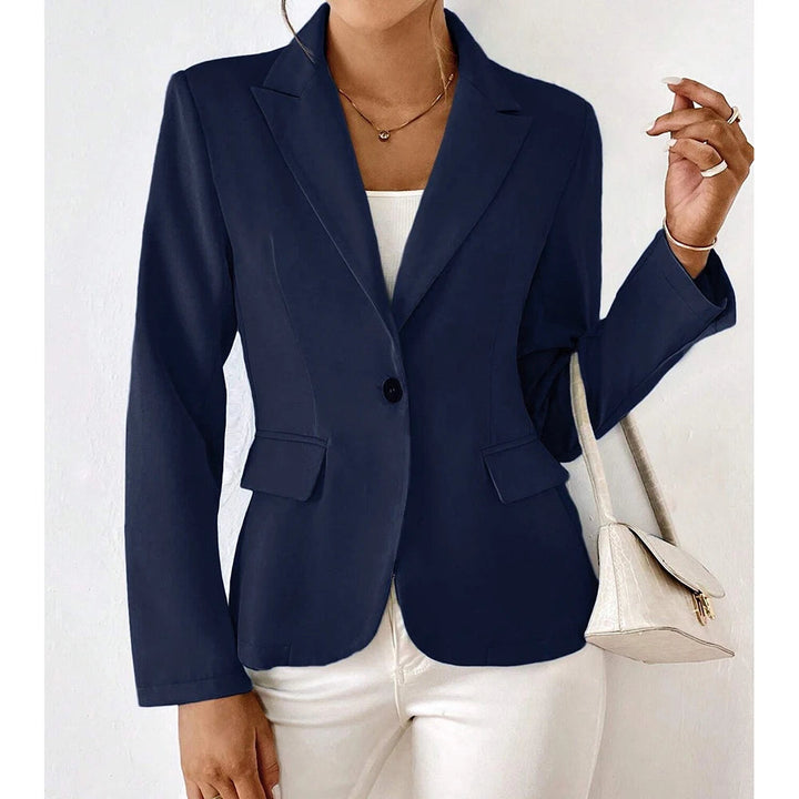 Lucinda - Blazer de un Botón y Manga Larga