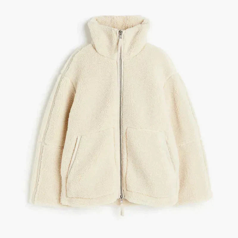 Tatjanka - Chaqueta De Lana De Cordero De Manga Larga