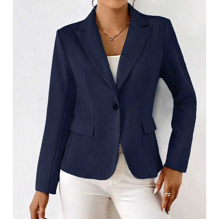 Lucinda - Blazer de un Botón y Manga Larga