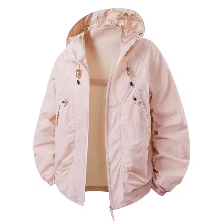 Vrenda - Chaqueta Con Capucha y Mangas Largas Con Bolsillo