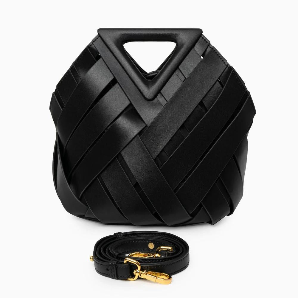 Vivetha - Bolso Cruzado con asa en Forma de Triángulo