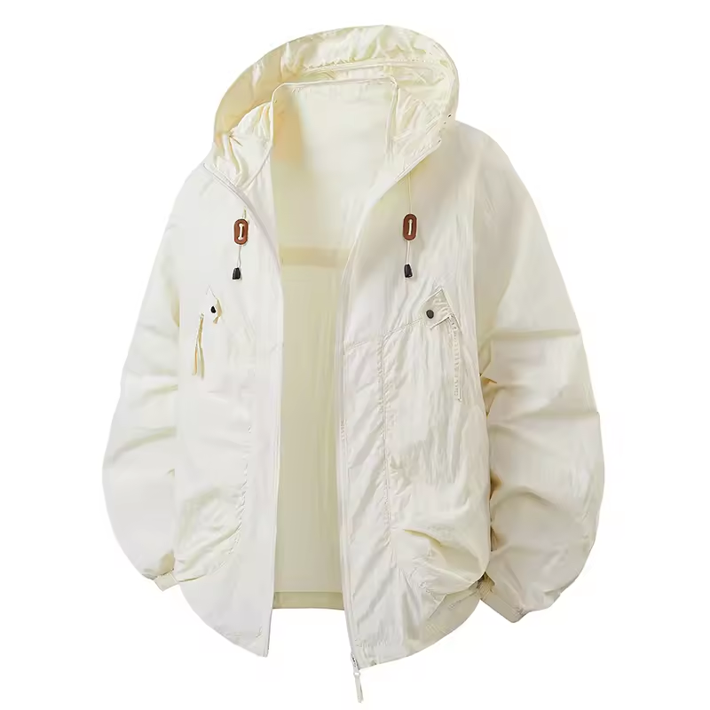 Vrenda - Chaqueta Con Capucha y Mangas Largas Con Bolsillo