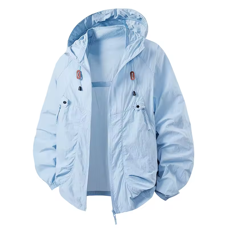 Vrenda - Chaqueta Con Capucha y Mangas Largas Con Bolsillo