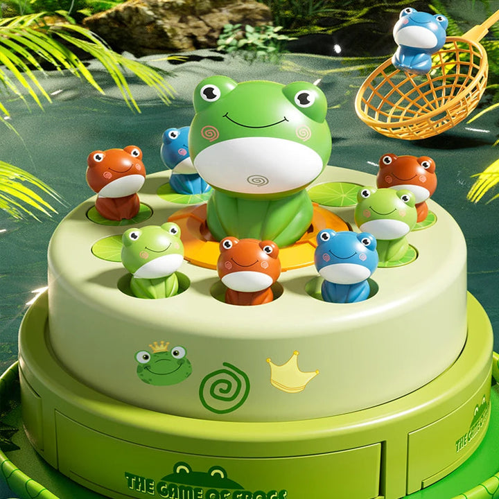FrogFlair - Rana Voladora Atrapa Divertidos Juguetes Montessori