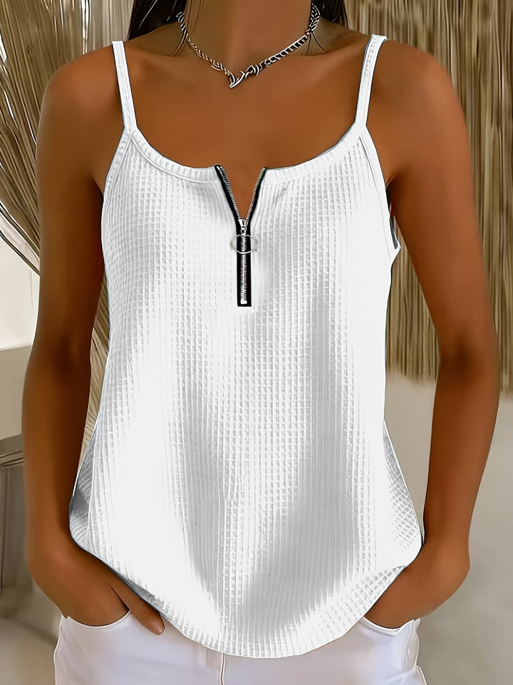 Zorja - Top Sin Mangas Con Cuello De Cremallera