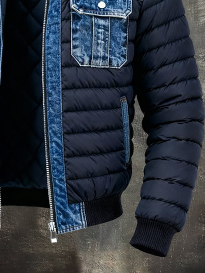 Henrikas - Chaqueta Vaquera Clásica Con Bolsillos Delanteros