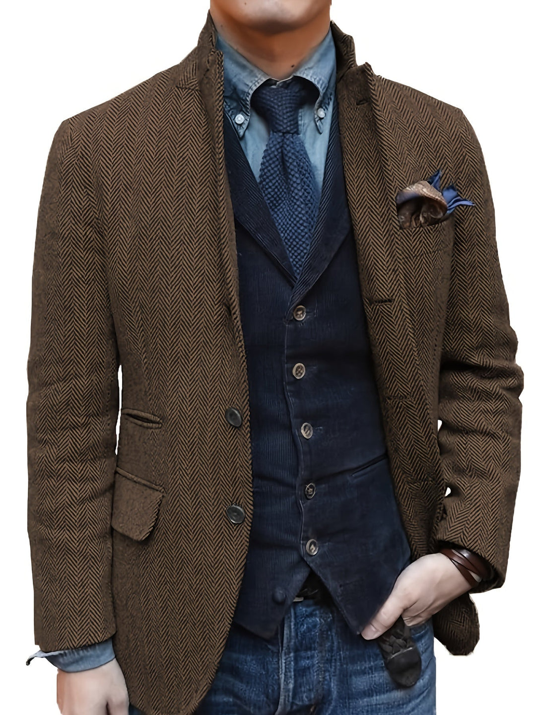 Dvian - Elegante Chaqueta Con Botones