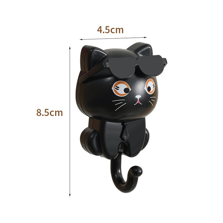 MeowHook - Llavero Gato Gafas de Sol