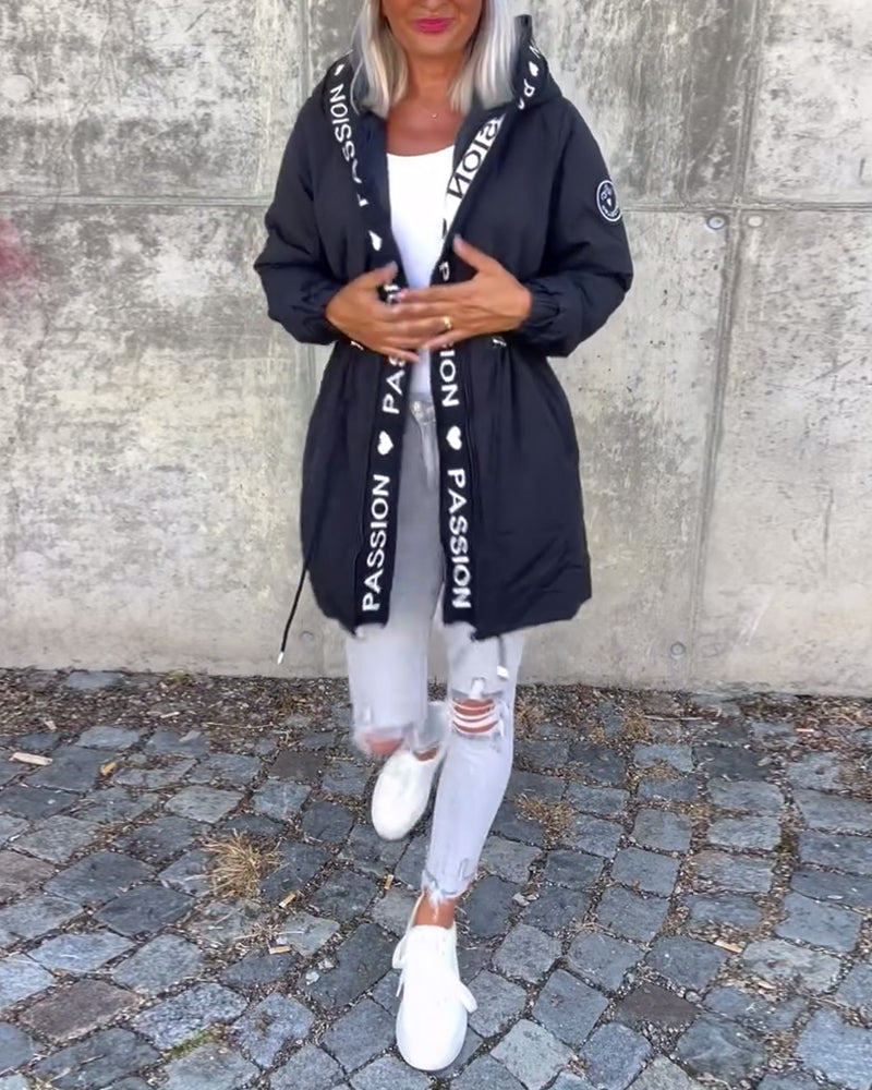 Kasia - Chaqueta con Cremallera Clásica