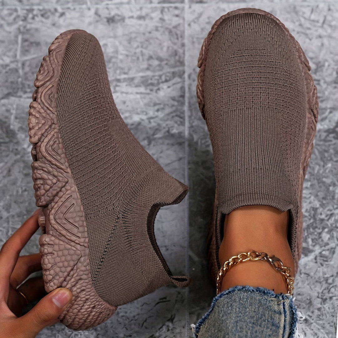 Elisha - Zapatos De Punto Con Suela Gruesa
