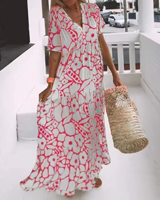 Nilsina - Vestido Veraniego de Flores Informal