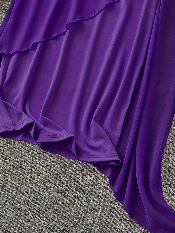 Maren - Elegante Vestido Midi Con Mangas Sin Mangas