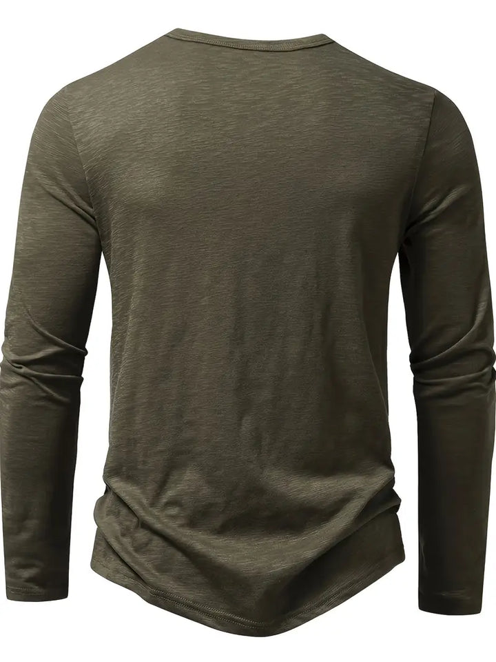 Wyatt - Elegante Camisa De Manga Larga