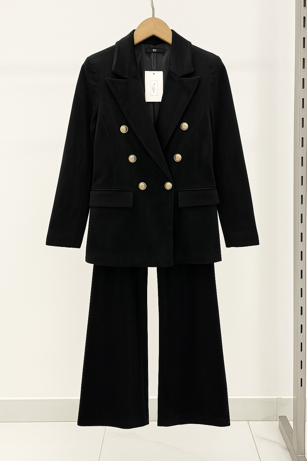 Dimitra - Conjunto De Blazer Cruzado De Terciopelo
