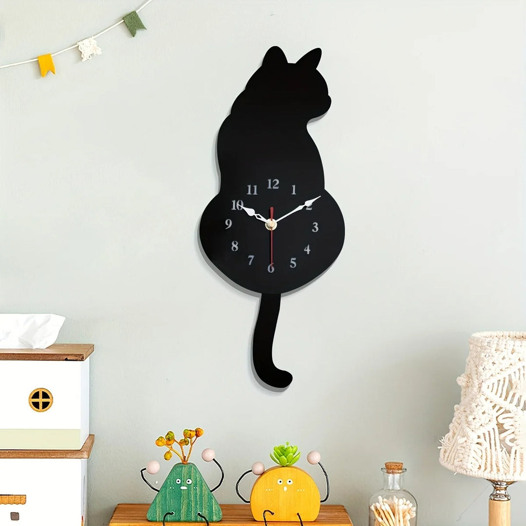 TailSpin - Reloj De Pared Cola Meneada De Gato