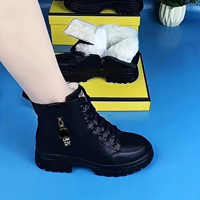 Elanor - Botas De Invierno De Piel Cálidas