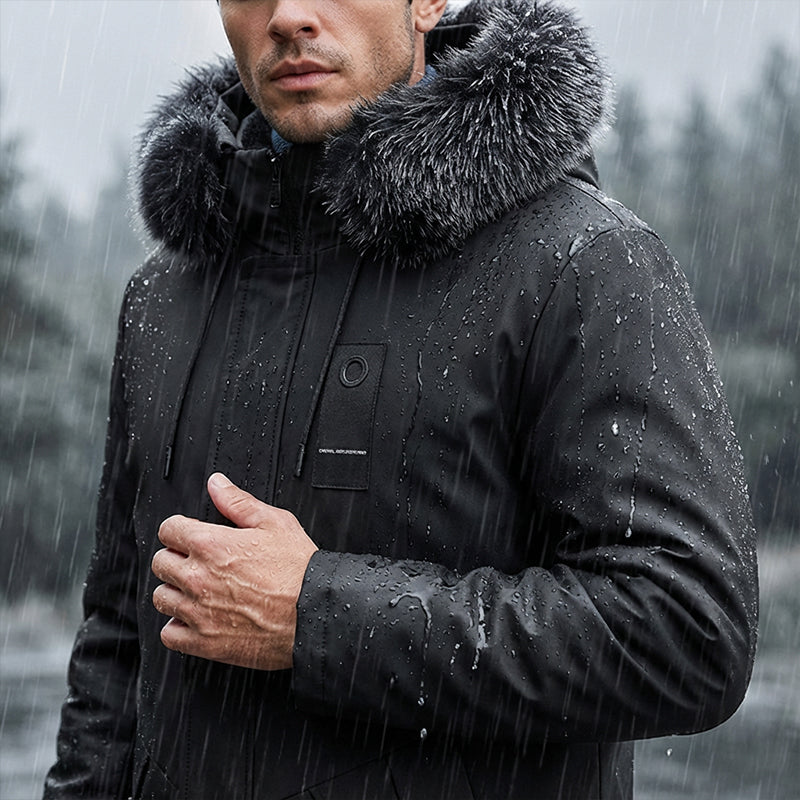 Falkner - Chaqueta Parka Con Capucha Cortavientos