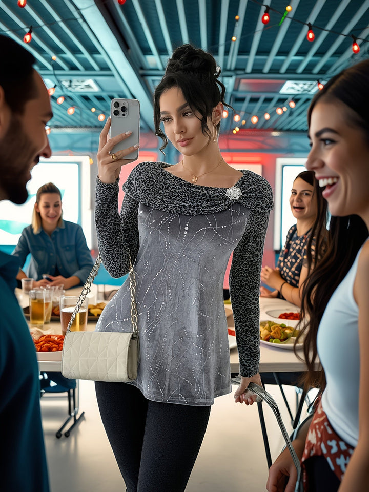 Hedda - Elegante Blusa Con Hombros Descubiertos