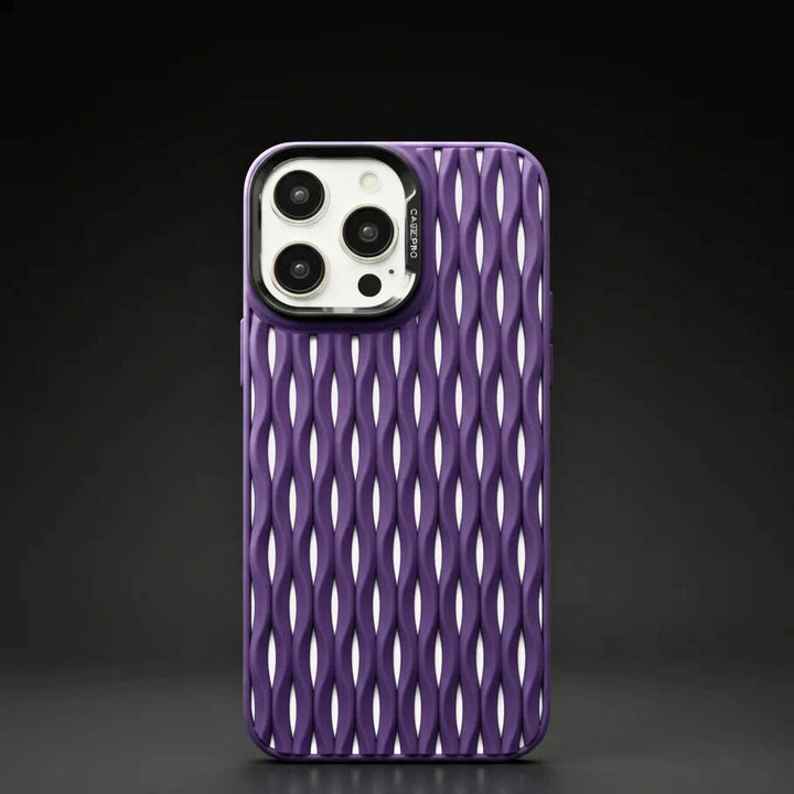 GripGrove - Funda Transpirable De Malla Tejida Para iPhone