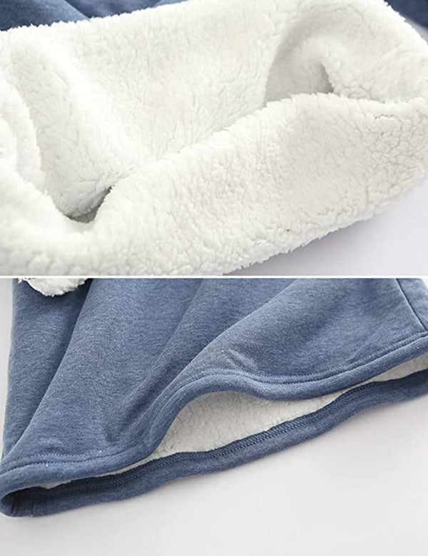 Bessie - Sudadera Casual Cuello Redondo Algodón Sólido