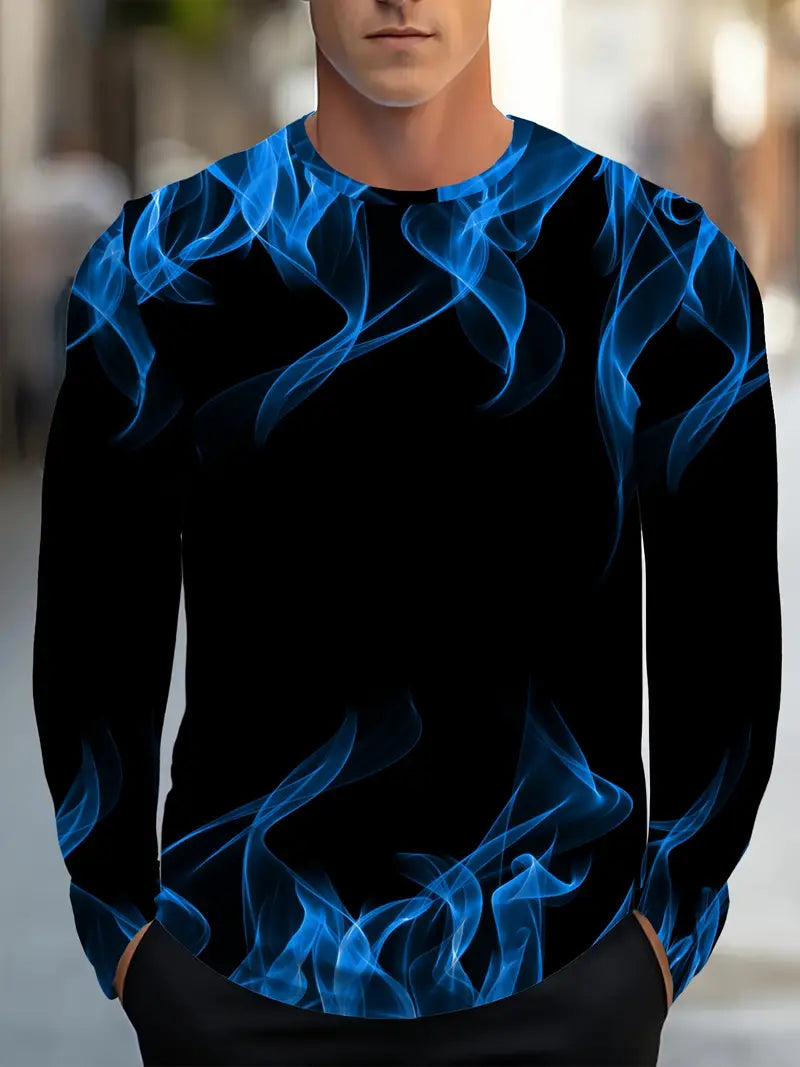 Bartlett - Camisa Informal De Manga Larga Con Cuello Redondo
