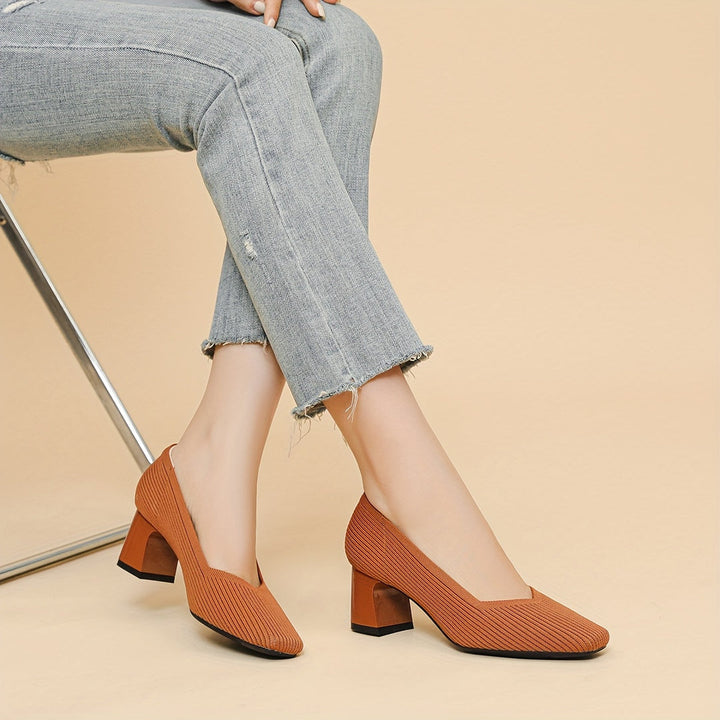 Joleen - Elegantes Zapatos De Tacón Grueso