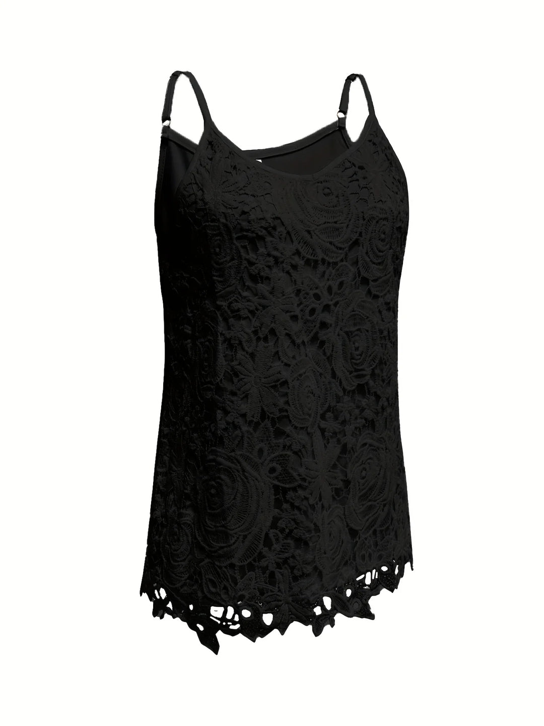 Juna - Elegante Sin Mangas Enlace Top Con Cuello En V