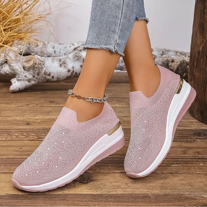 Josia - Zapatillas Sin Cordones Con Diseño De Mariposa Y Pedrería