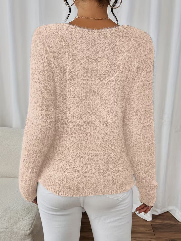Aderah -Jersey Holgado Con Cuello en V