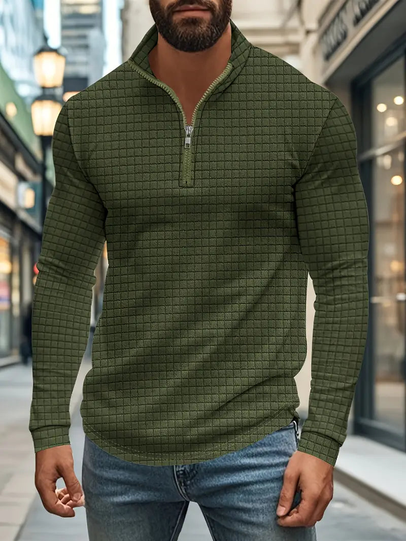 Jarryd - Sudadera De Manga Larga Con Media Cremallera